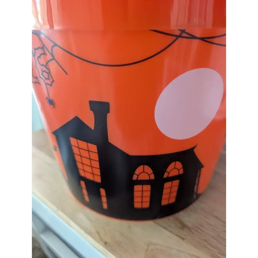 2 Pack Viral Home Depot Halloween 2 Gallon Trick or Treat Bucket TicTok In Hand